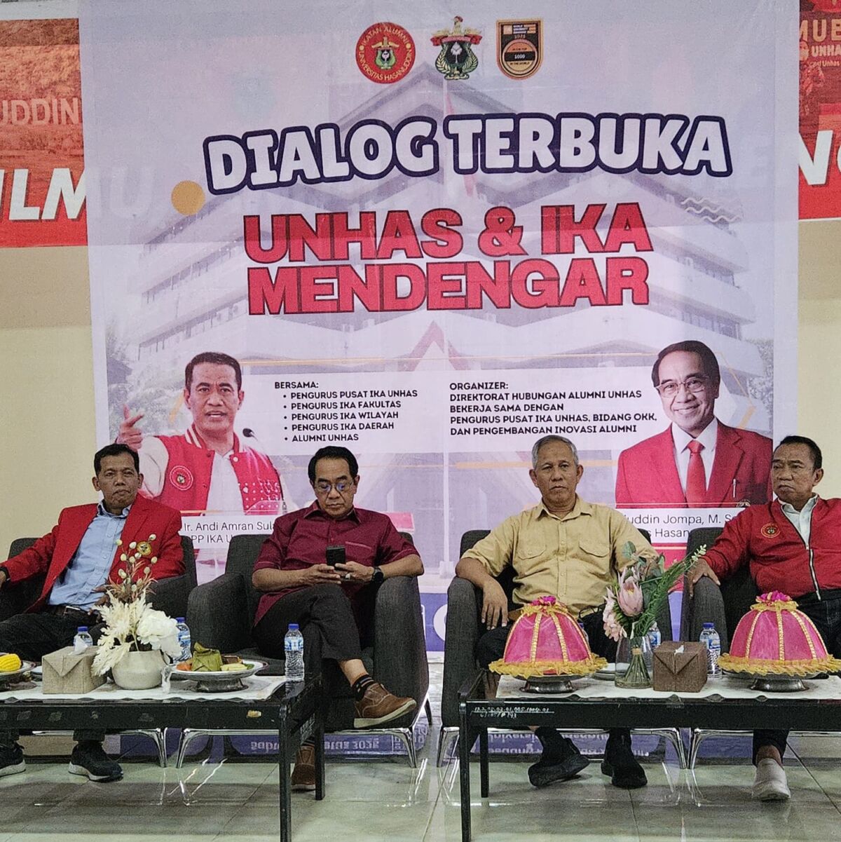 Kegiatan "Unhas dan IKA Mendengar" hadir sebagai ruang dialog terbuka untuk menguatkan kolaborasi dan sinergisitas antara Unhas dan IKA Unhas.r