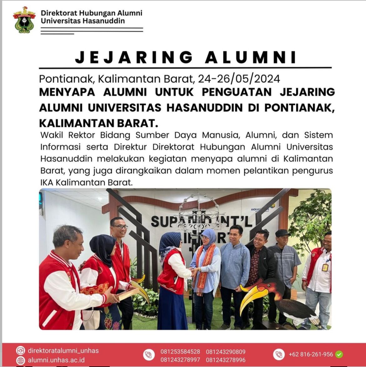 Menyapa Alumni di Pontianak, Kalimantan Barat