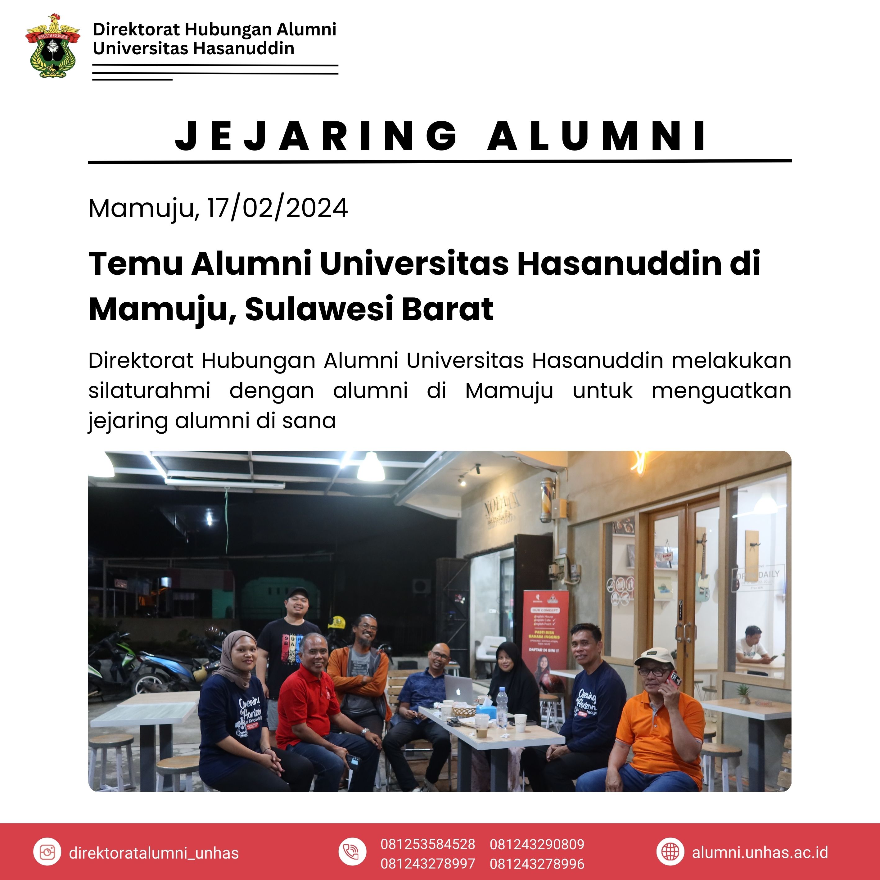 Temu Alumni Universitas Hasanuddin di Mamuju, Sulawesi Barat